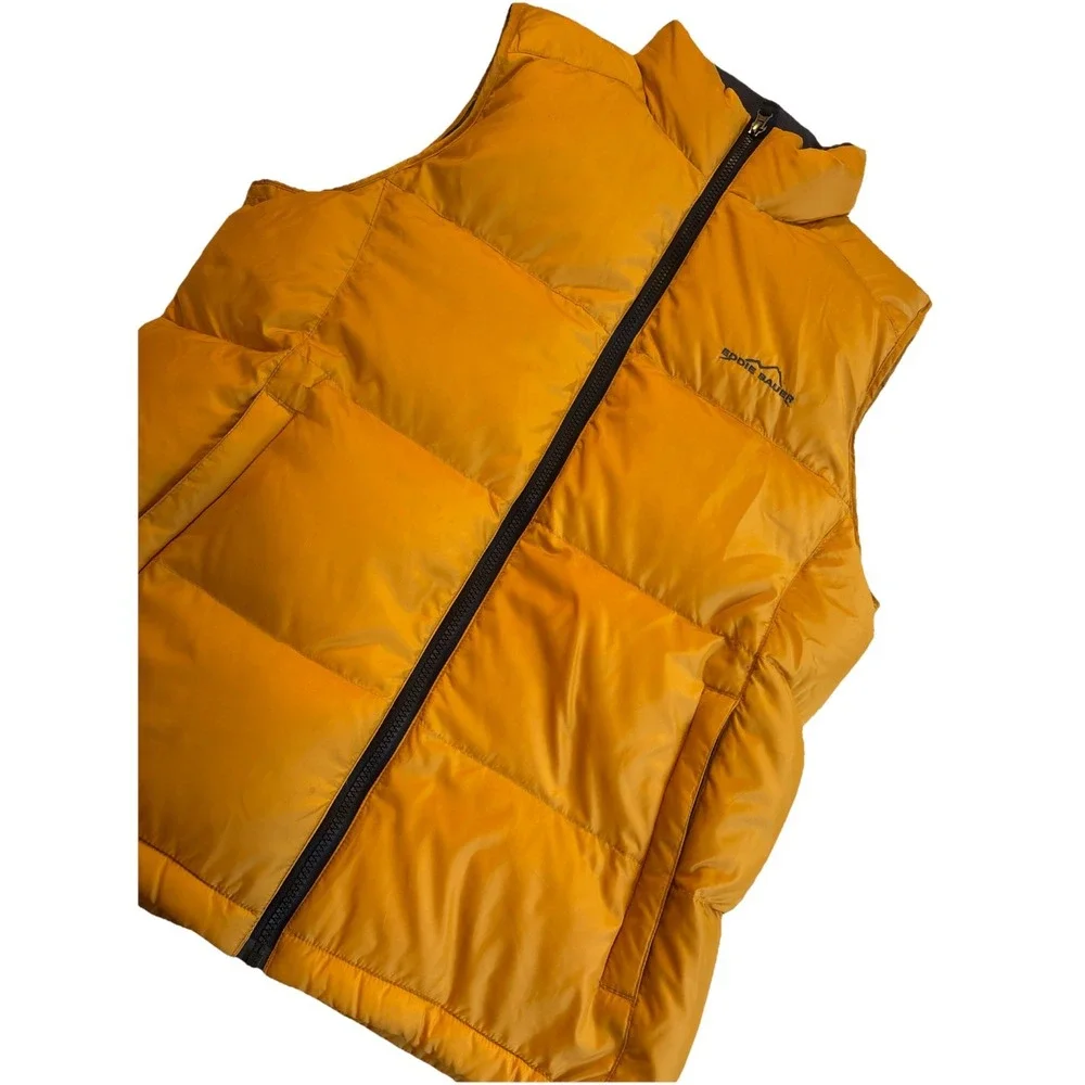 EDDIE BAUER - Men's Hard to Find! Premium Goose Down Puffer‎ Vest - Size Small